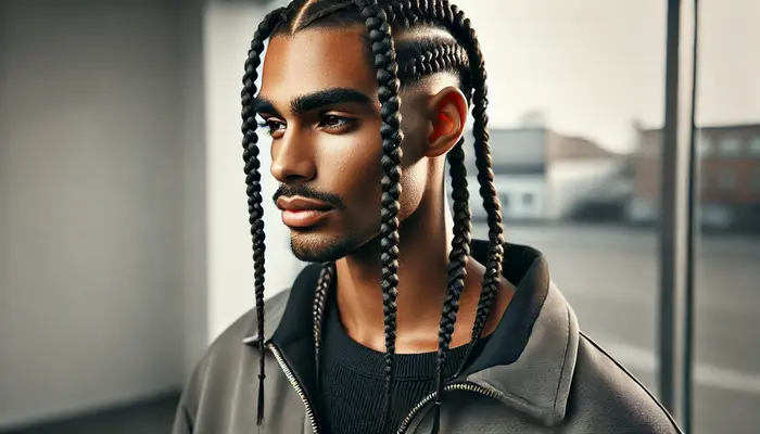 4 Box Braids Men