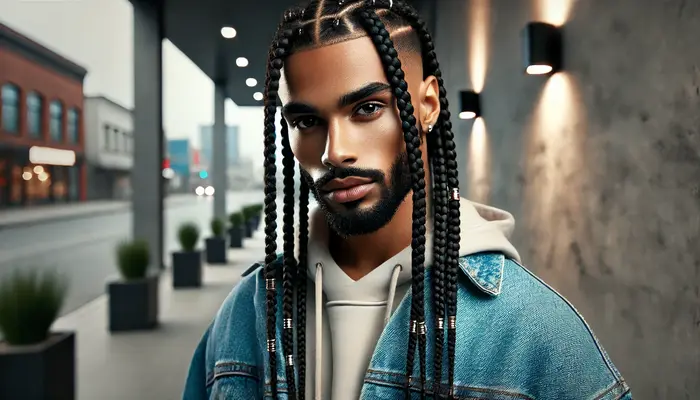 Big Box Braids Men