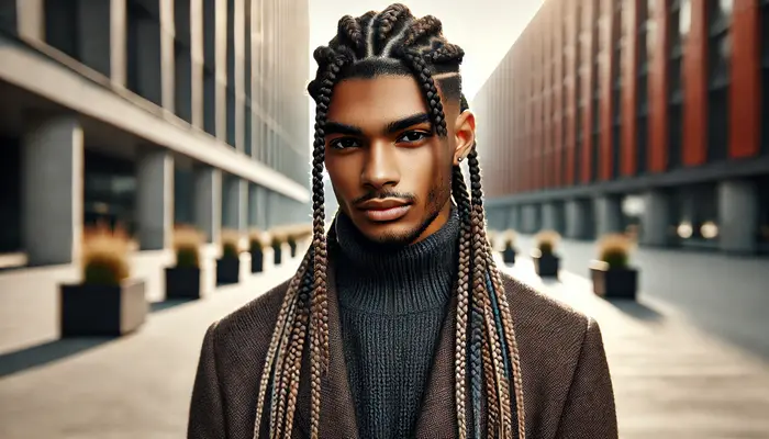 Box Braids Plaits Men