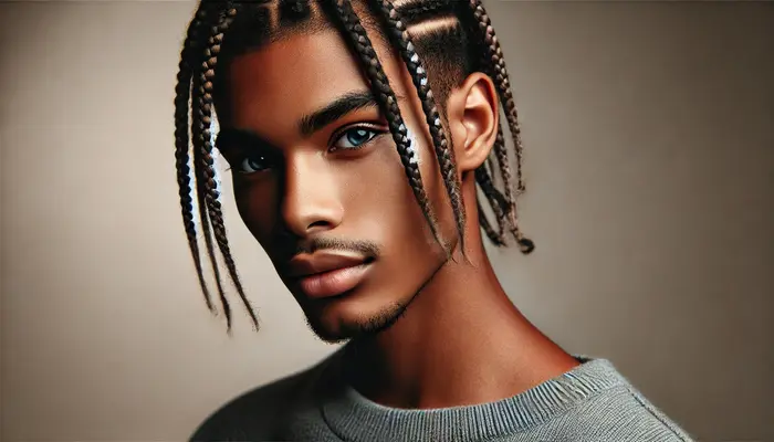 Small Box Braids Men