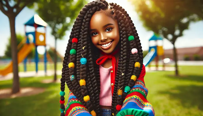 Jumbo Box Braids for Kids