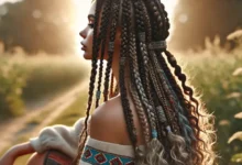 Bohemian box braids